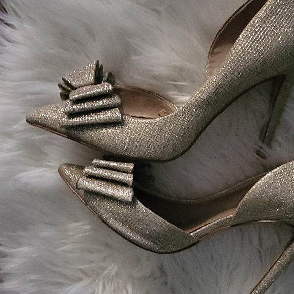 Betsey Johnson bling bling shiny PRINCE d'Orsay Pump - Picture 14 of 14